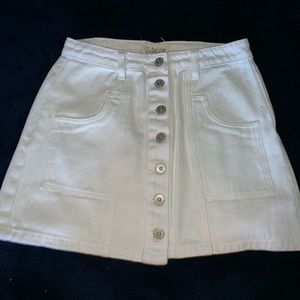 White skirt